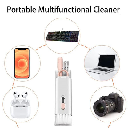 7-in-1 Keyboard, Phone and Earphone Cleaning Kit – Multi-Functional Cleaner with Keycap Puller