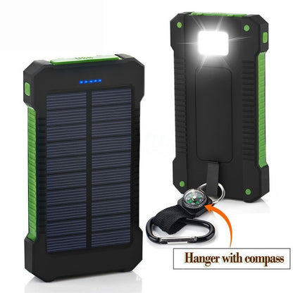 Universal Ultra-Thin Mobile Phone Solar Charger with Camping Light (NR - 122021044)