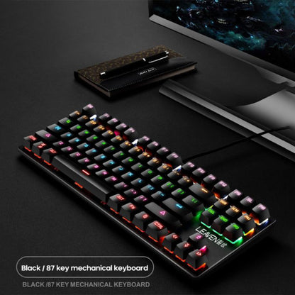 87-Key Mechanical Keyboard with Green Shaft and Dynamic Backlight (NR - 122021021)