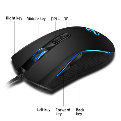 NT-015 Colorful Luminous Gaming Mouse: Style Meets Precision