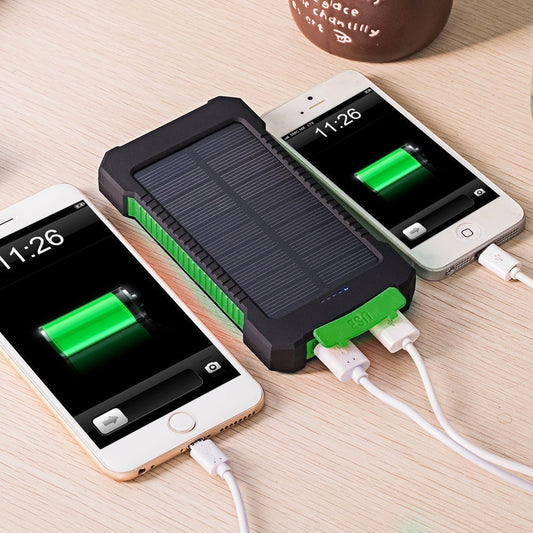 Universal Ultra-Thin Mobile Phone Solar Charger with Camping Light (NR - 122021044)