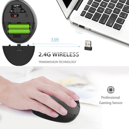 2.4G Wireless Ergonomic Mouse - Vertical design