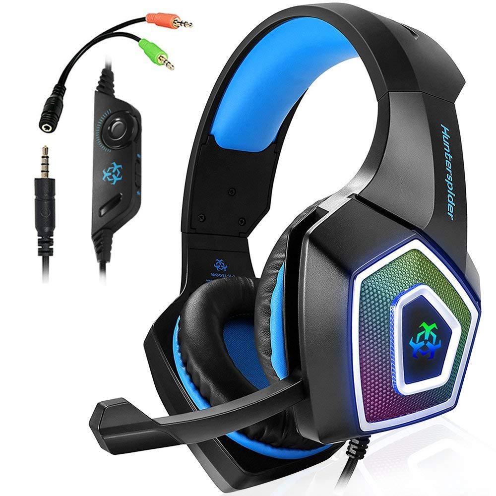 RGB Colorful Wired Gaming Headset with Microphone (NR - 122021010)