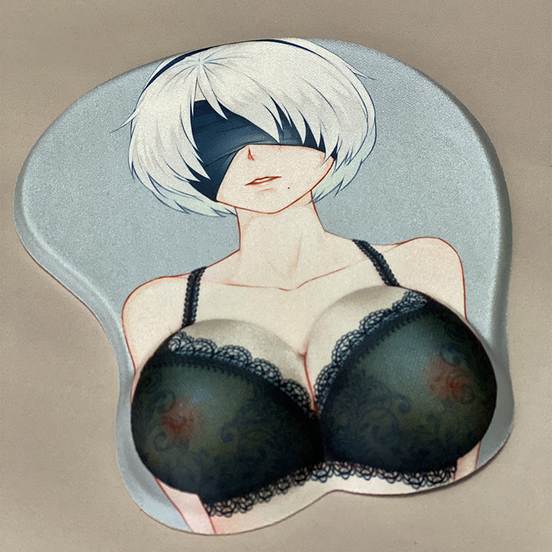 Premium Silicone Wrist Support Mouse Pad - Funny Themed ( NT213131311654321)