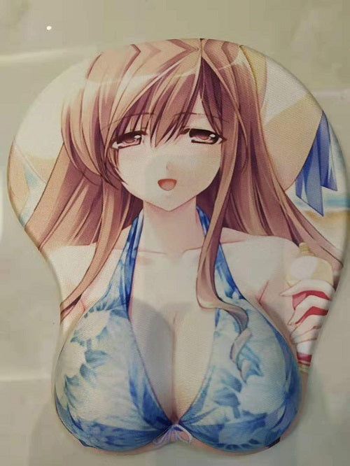 Premium Silicone Wrist Support Mouse Pad - Funny Themed ( NT213131311654321)