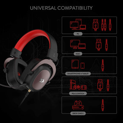 NT-021 Premium 7.1-Channel Gaming Headset: Unparalleled Sound and Comfort (Black or White)