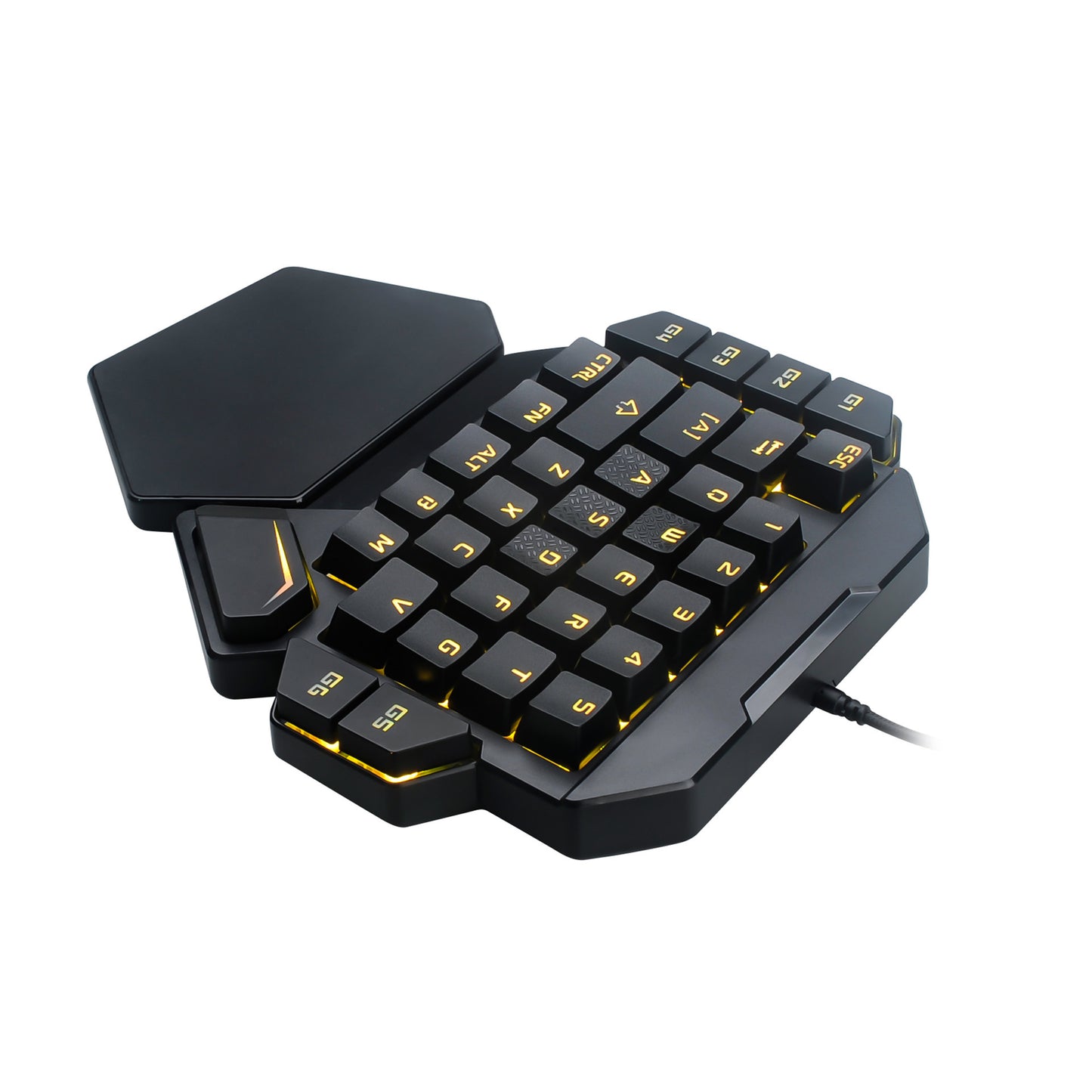 One-Handed Mechanical Gaming Keyboard with Hand Rest (NR - 122021023)