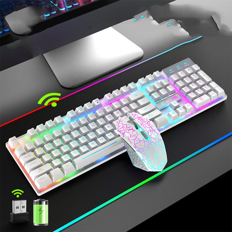 Rechargeable Wireless Mechanical Keyboard with Backlight (NR - 122021025)