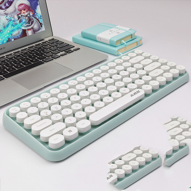 Macaron Wireless Bluetooth Keyboard with 84 Keys | 5 variations |  (NR - 122021028)