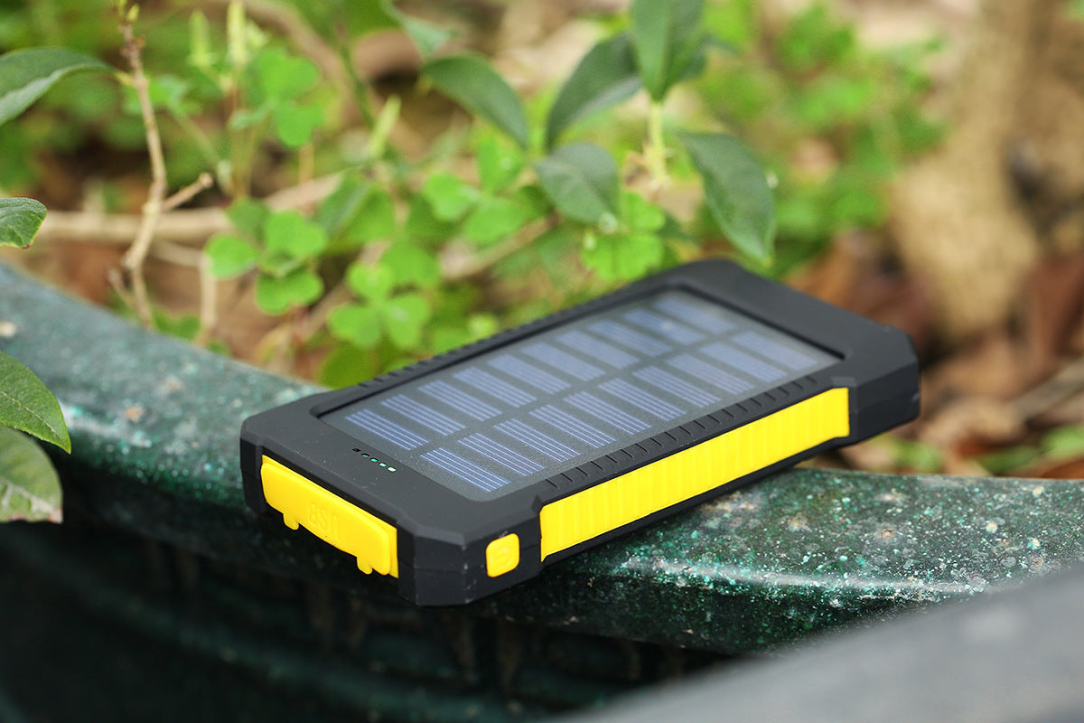 Universal Ultra-Thin Mobile Phone Solar Charger with Camping Light (NR - 122021044)