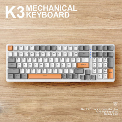 Plastic Mechanical Gaming Keyboard with Waterproof Function