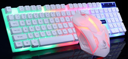 NT-002 Gaming Keyboard & Mouse Set: Glowing Backlit Combo | Available in Black Or White