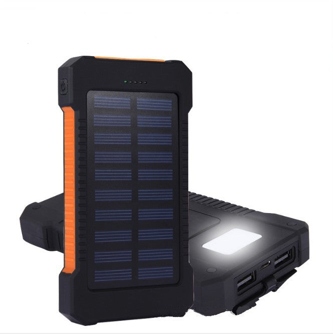 Universal Ultra-Thin Mobile Phone Solar Charger with Camping Light (NR - 122021044)