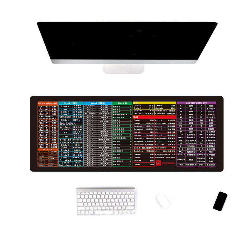 Fun Shortcuts | Pro Gaming Mouse Pad  | NT: 213131311789654