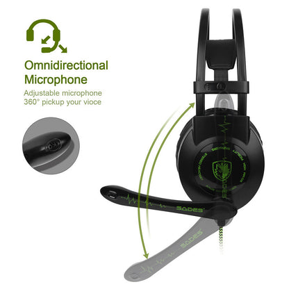 NT-019 Wired Gaming Headset: Immersive Sound and Maximum Comfort