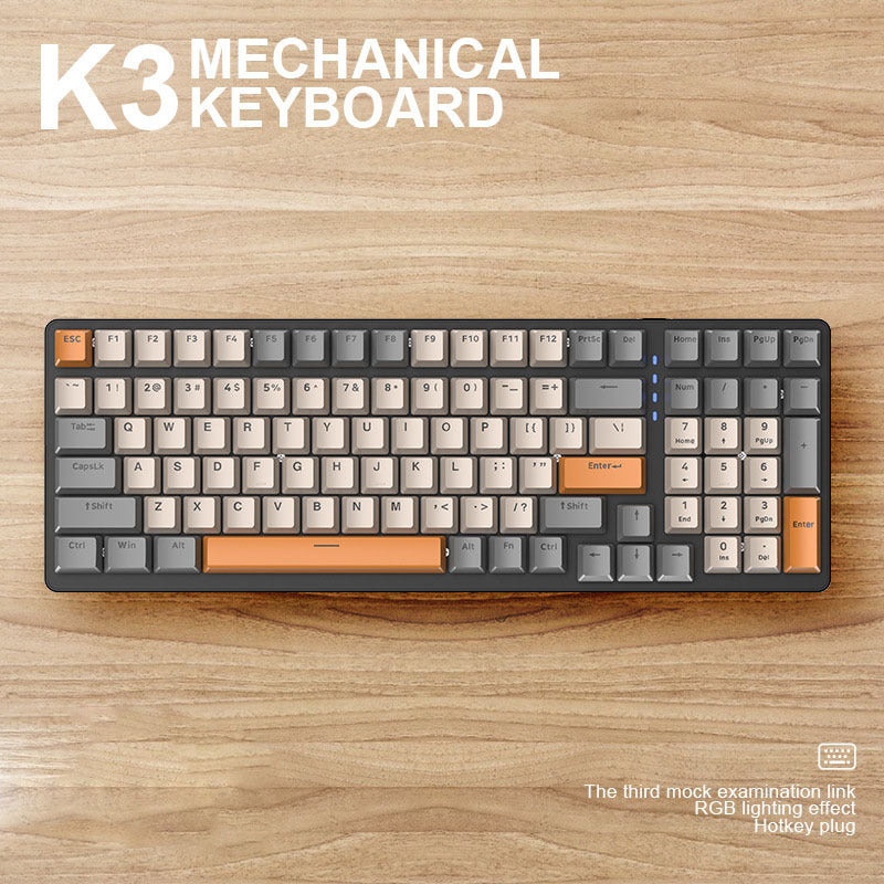 Plastic Mechanical Gaming Keyboard with Waterproof Function