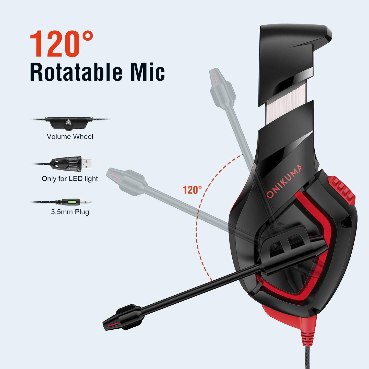 NT-018 Anti-Noise Gaming Headset: Precision Audio and Comfort