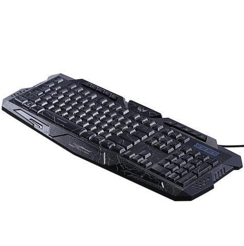 RGB LED Backlit Gaming Keyboard with Ergonomic Design (NR - 122021013)