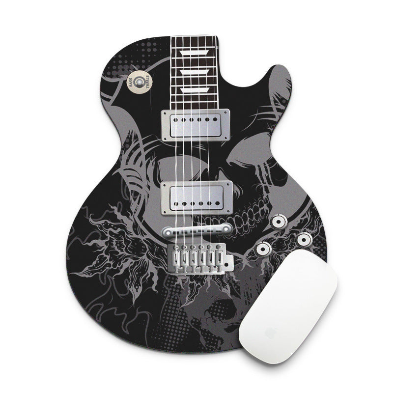 Computer guitar mouse pad