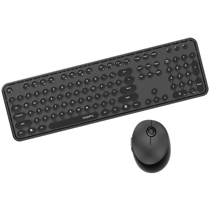 Modern Cute Wireless Keyboard and Mouse Set (NR - 122021024)