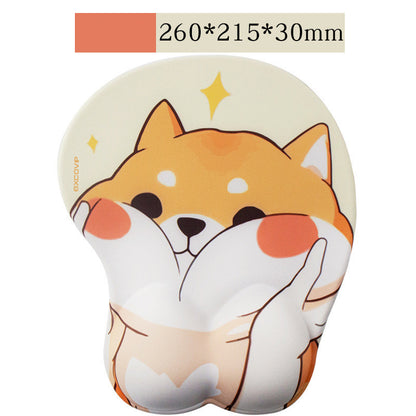 Gaming Anime Silicone Wrist Pad with Cute Corgi Designs (NR - 122021002)