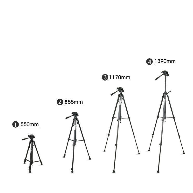 Portable SLR Camera Tripod with Quick Release Plate (NR - 122021052)