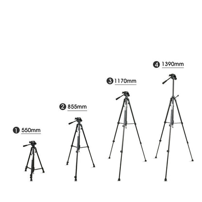 Portable SLR Camera Tripod with Quick Release Plate (NR - 122021052)