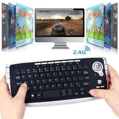 Mini 2.4G wireless keyboard and mouse in one keyboard with 78 Keys (NR - 122021019)