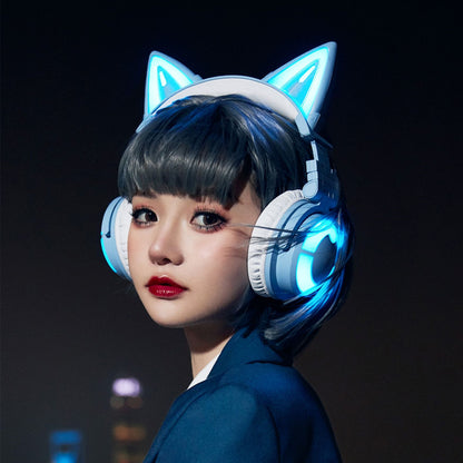 Wireless Gaming Headset with Cat Ear Design (NR - 122021005)