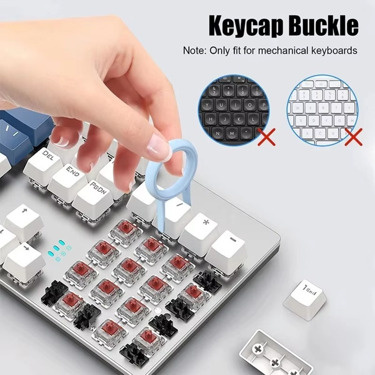 7-in-1 Keyboard, Phone and Earphone Cleaning Kit – Multi-Functional Cleaner with Keycap Puller