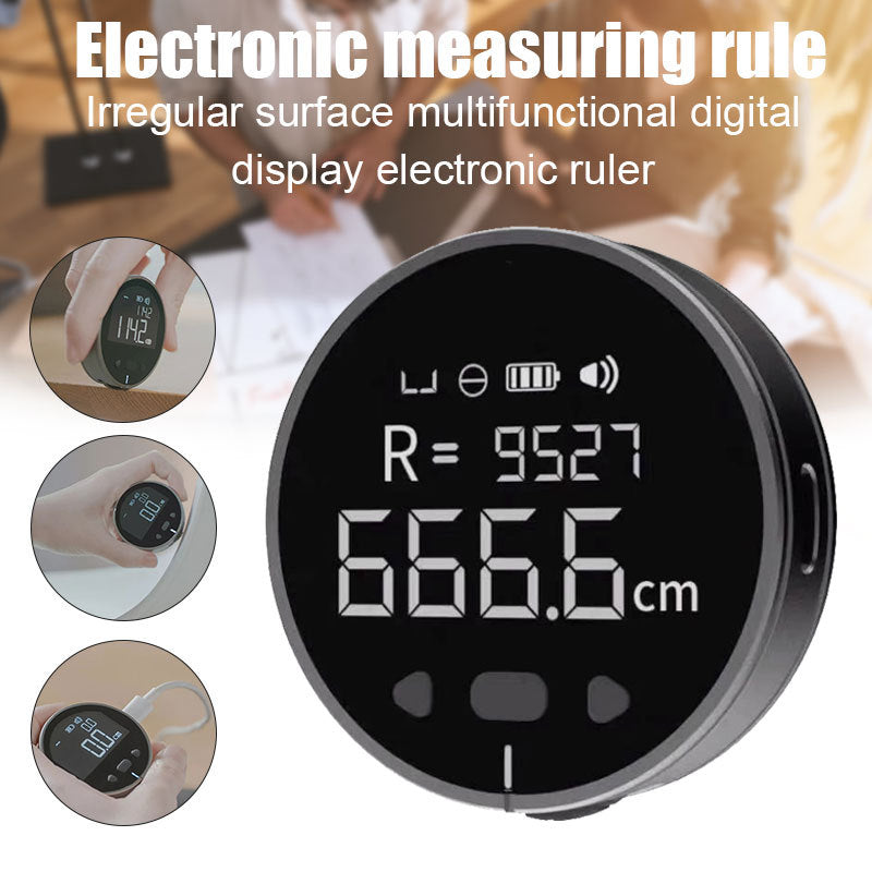 Electronic Measuring Ruler Tape Measure  | High Definition Digital LCD High Precision Electronic Measuring Ruler Tool