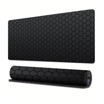 Honeycomb Gaming Mouse Mat Desk Pad (Black, Green, Red)