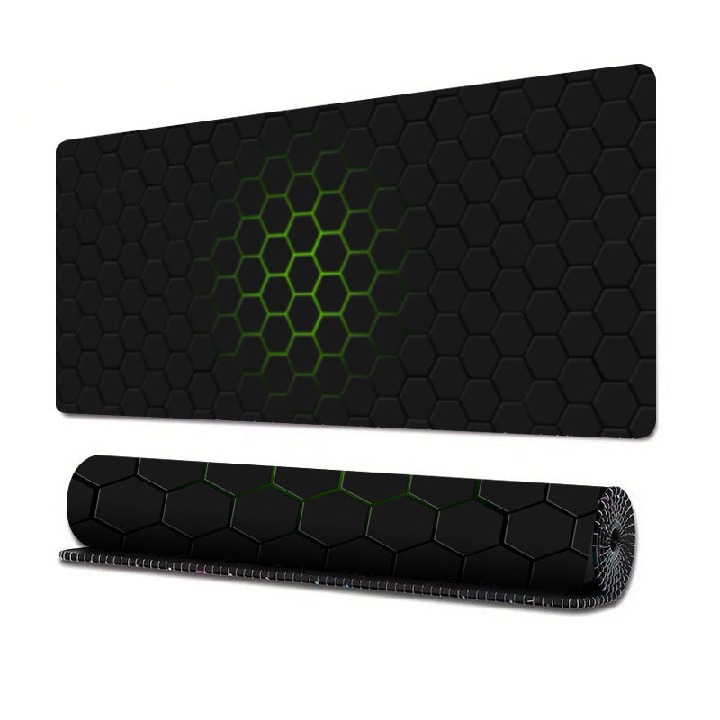 Honeycomb Gaming Mouse Mat Desk Pad (Black, Green, Red)