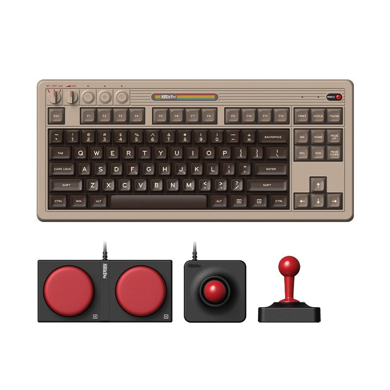 Wireless Retro Mechanical Gaming Keyboard with Rocker (NR - 122021004)