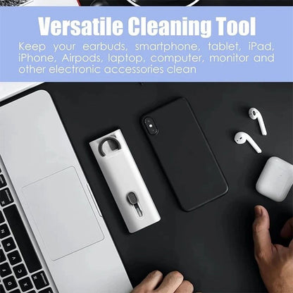 7-in-1 Keyboard, Phone and Earphone Cleaning Kit – Multi-Functional Cleaner with Keycap Puller