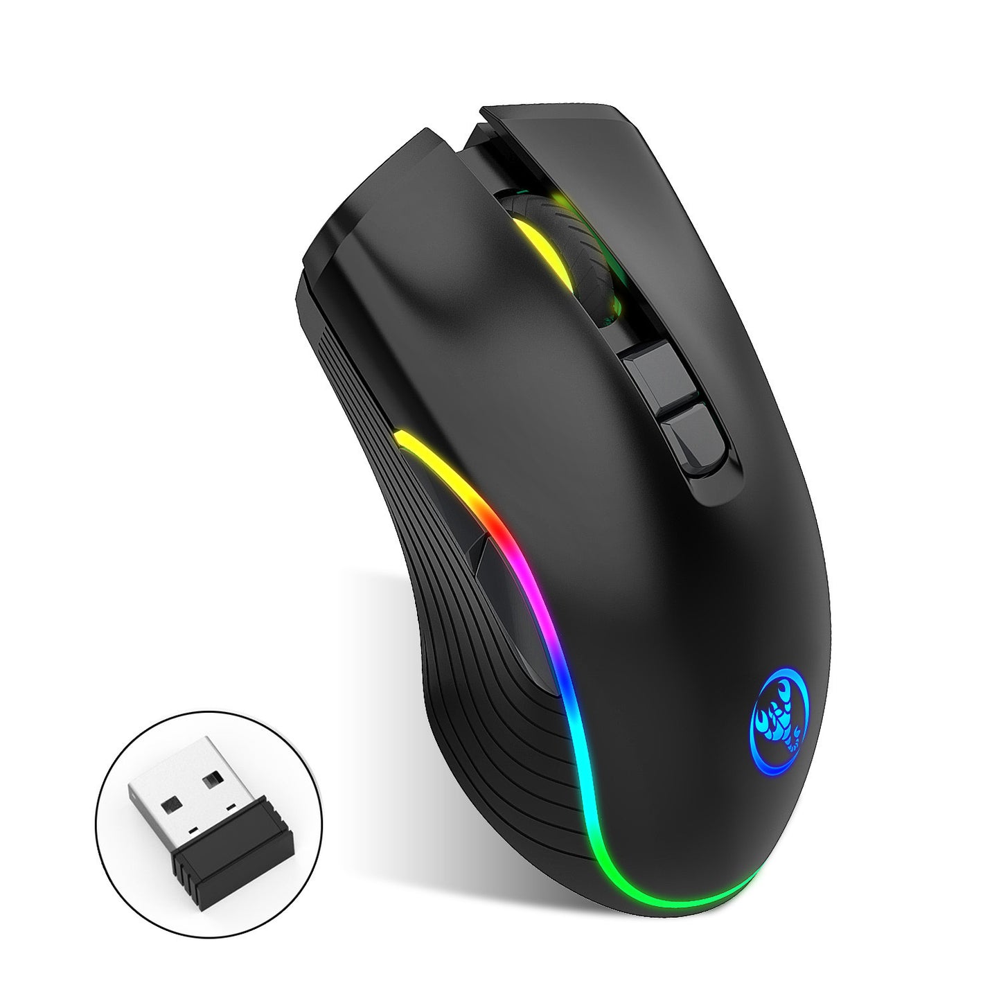 Seven-Button Gaming RGB Luminous Mouse with Type-C Interface (NR - 122021001)